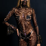 Secrets Within Mesh Bandana Dress