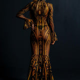 Eternal Reign Mesh Bandana Dress