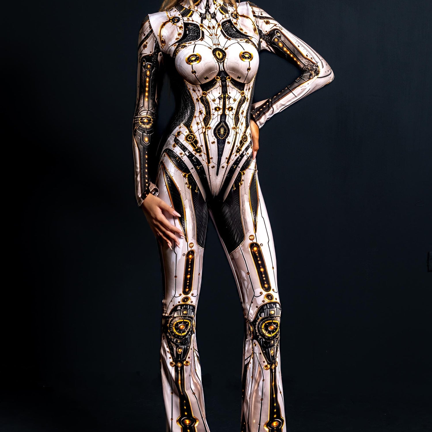 Rogue Machina Costume Black, White