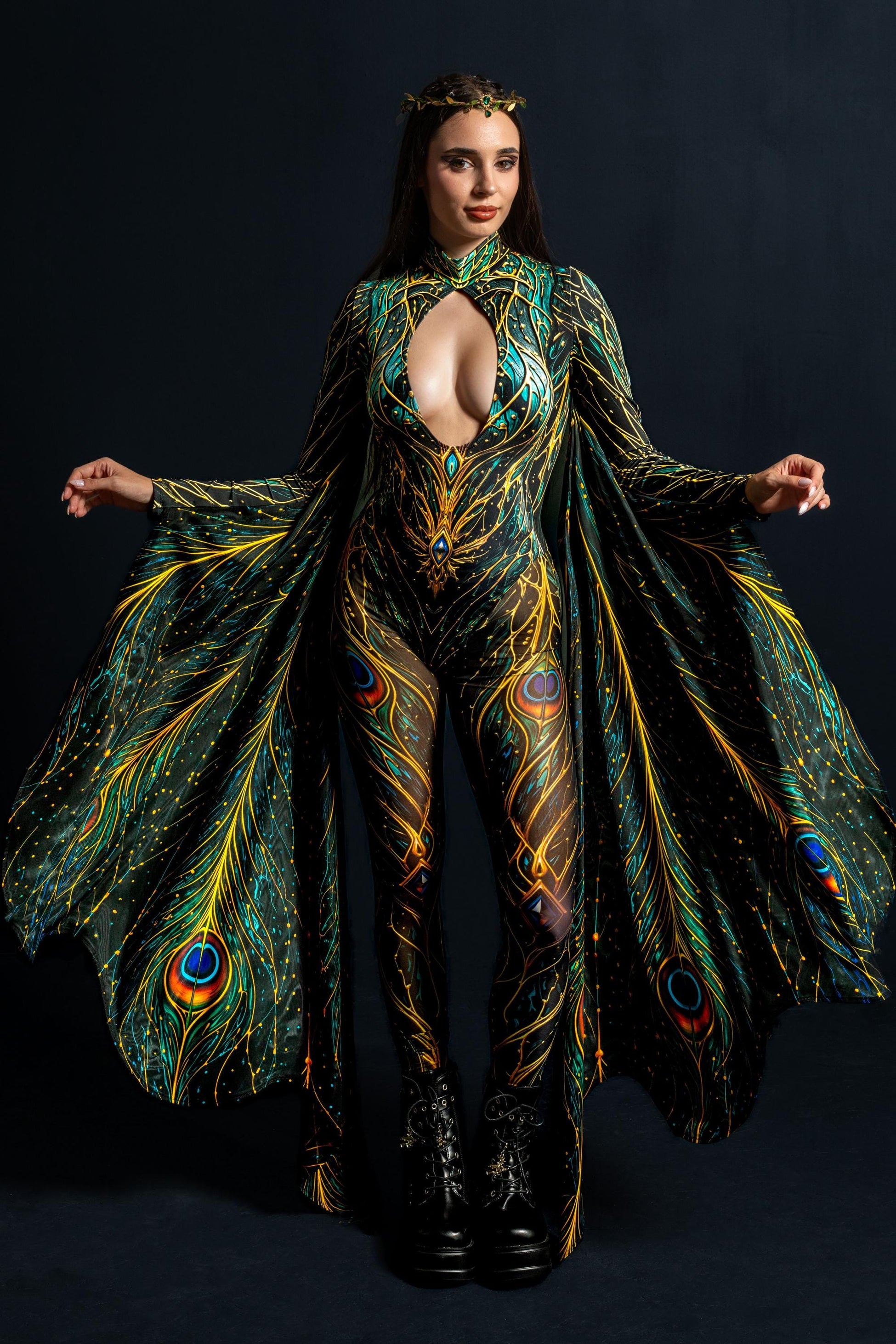 Mystic Feather Winged Costume 2