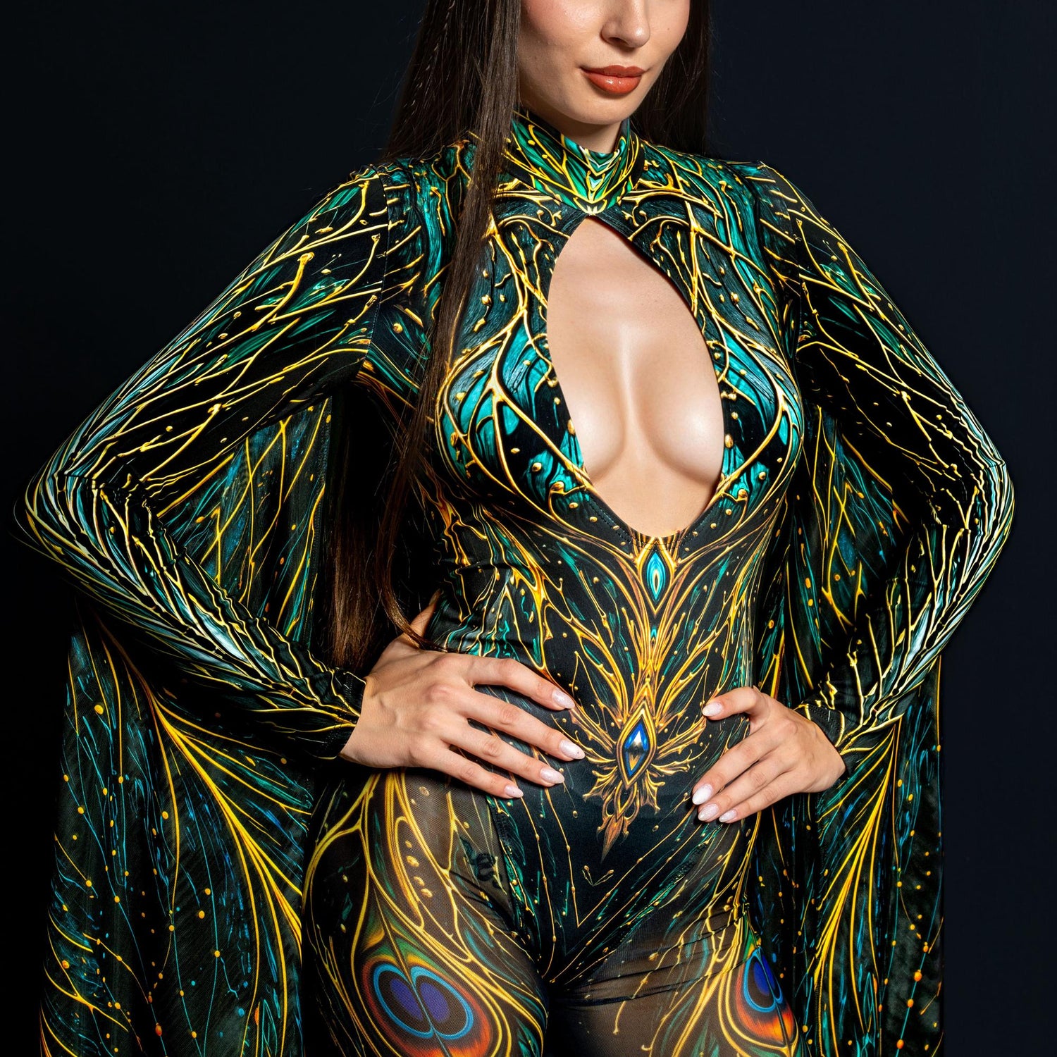 Mystic Feather Winged Costume