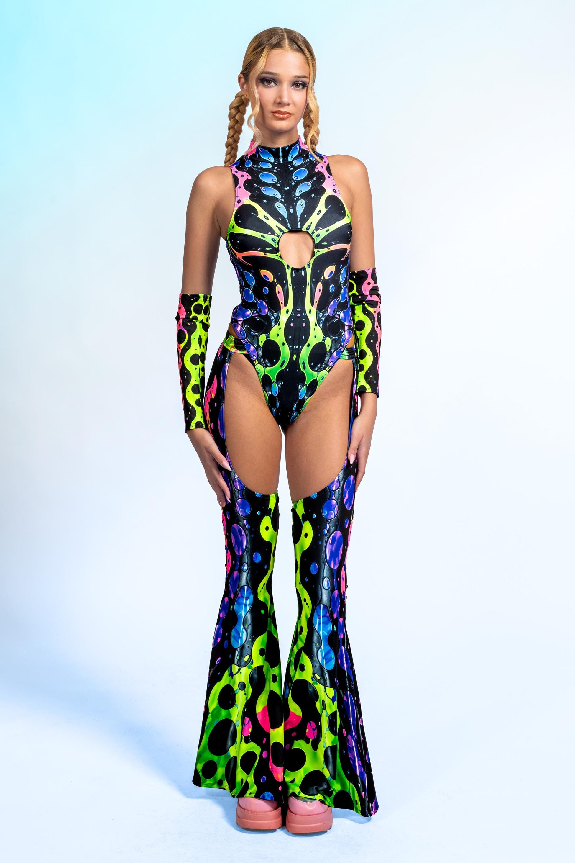 Toxic Core Sleeveless Bodysuit 2