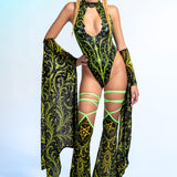 Casting Spells Strappy Back Bodysuit