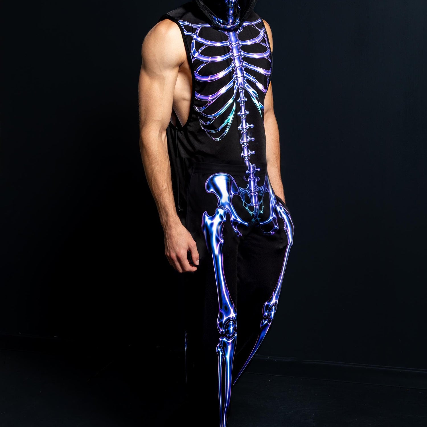 Groovy Skeleton Male Cuff Pants 3