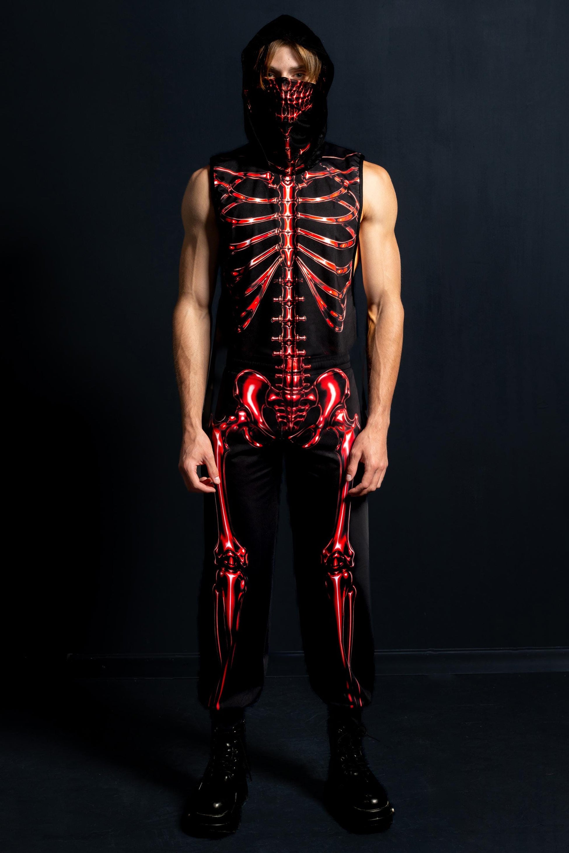 Dead Red Male Muscle Top 2
