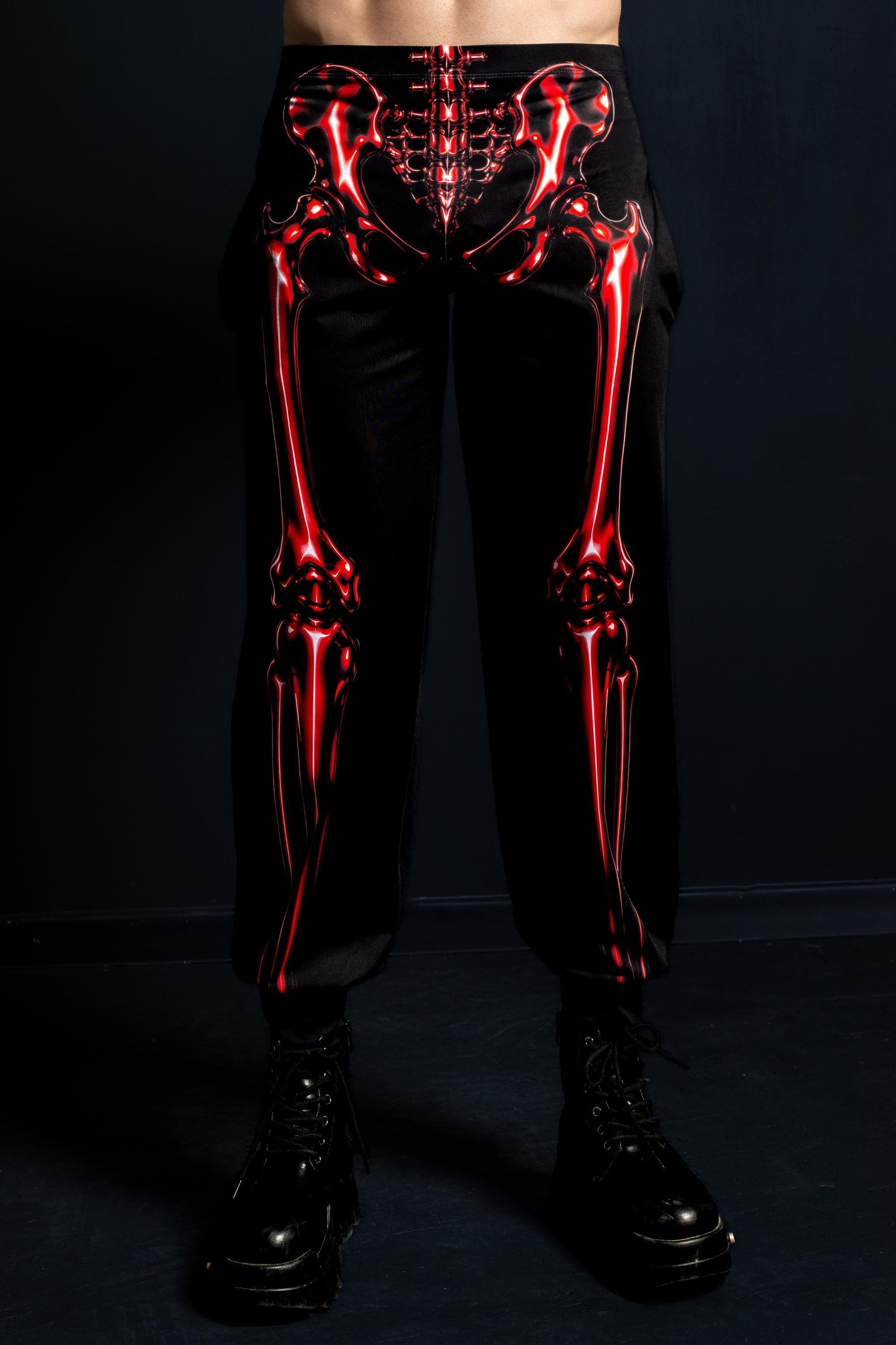 Dead Red Male Cuff Pants 1
