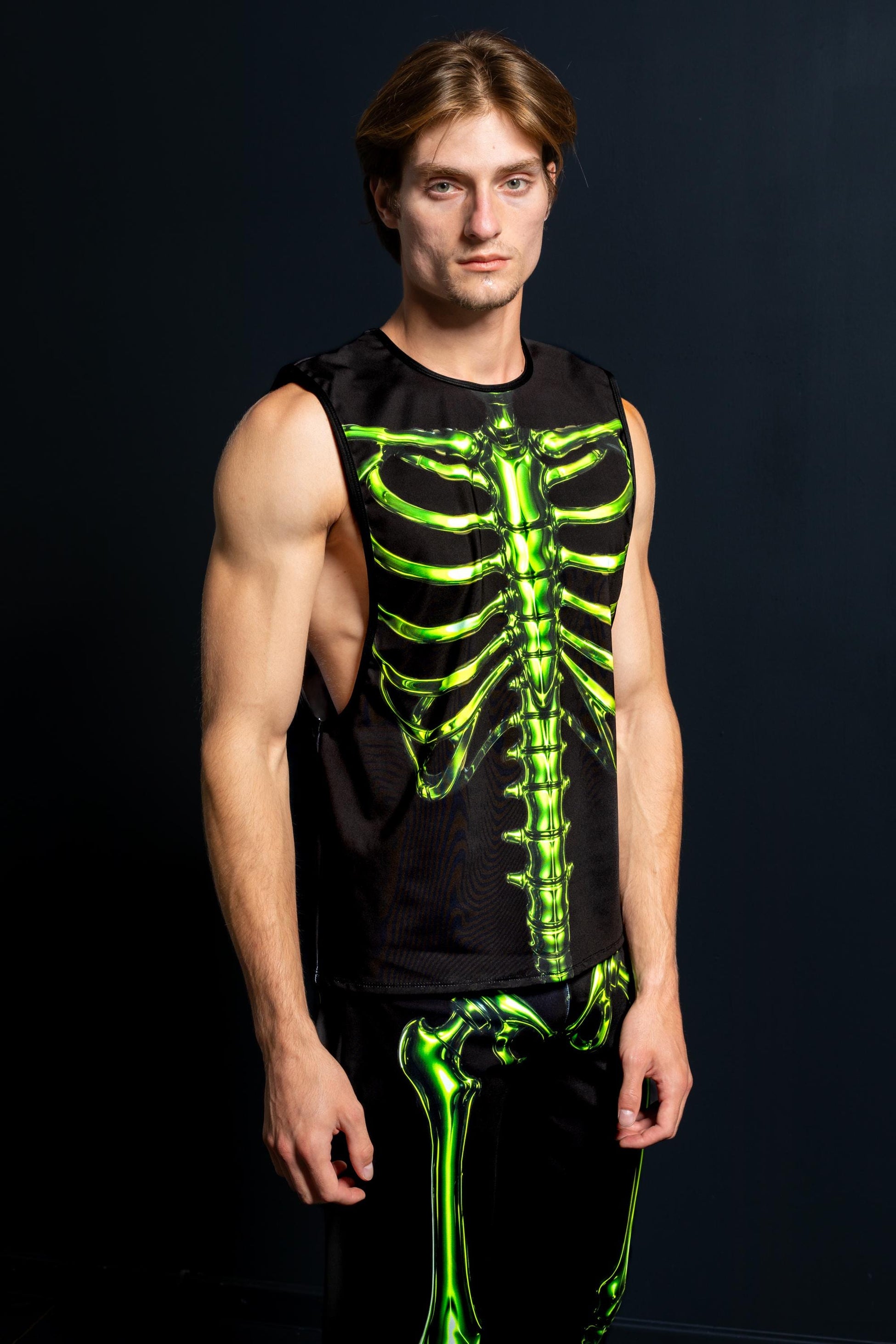 Toxic Skeleton Male Muscle Top 1