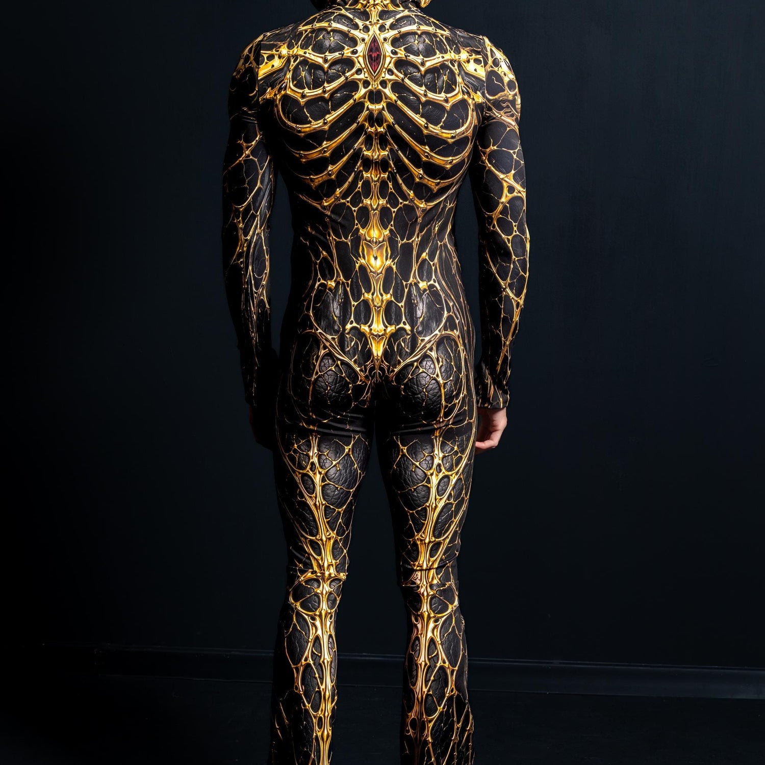 Cursed Male Hooded Costume Lycra
