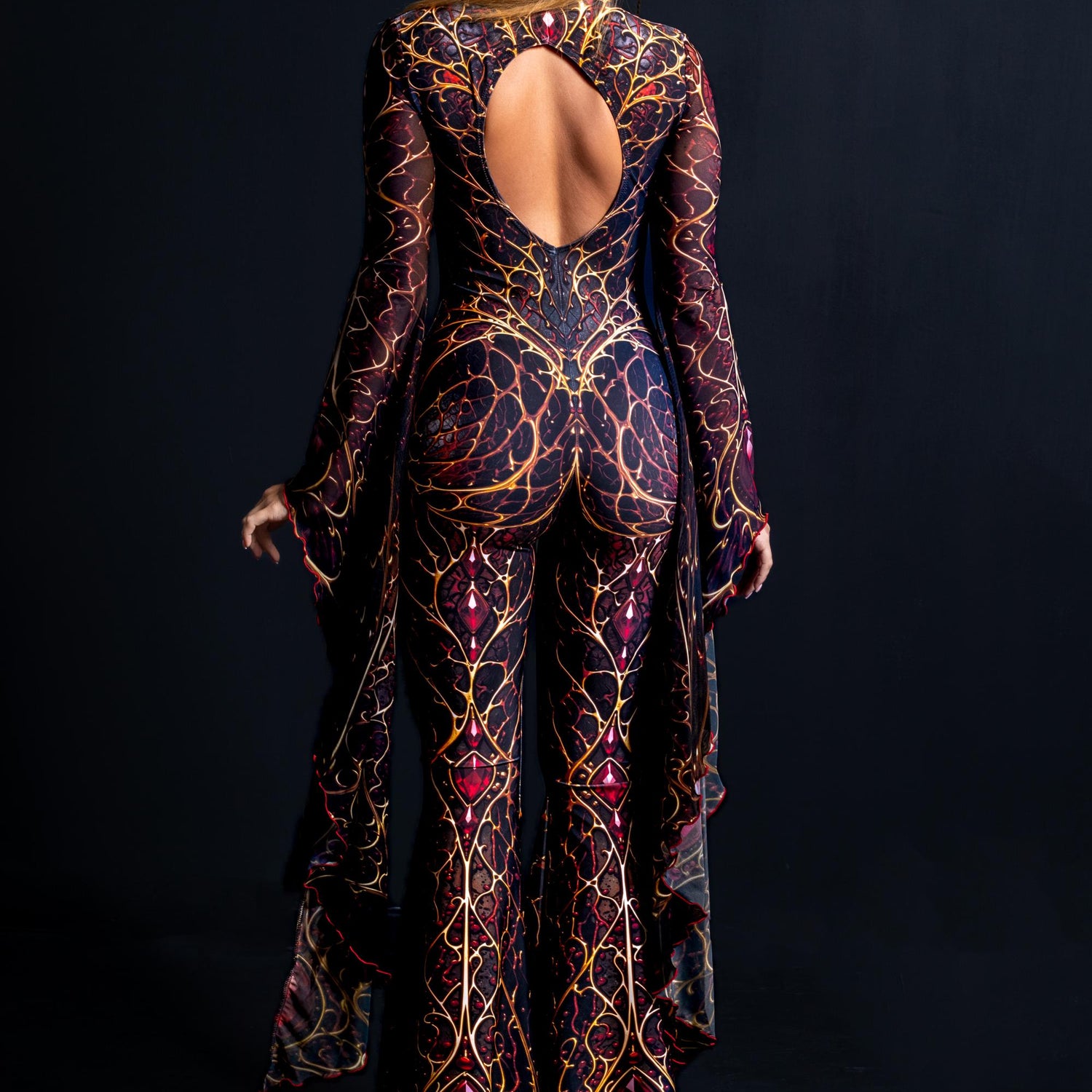 Dark Queen Fairy Open Back Costume 3