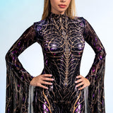 Void Ruler Fairy Open Back Costume