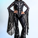 Dark Angel Fairy Open Back Costume