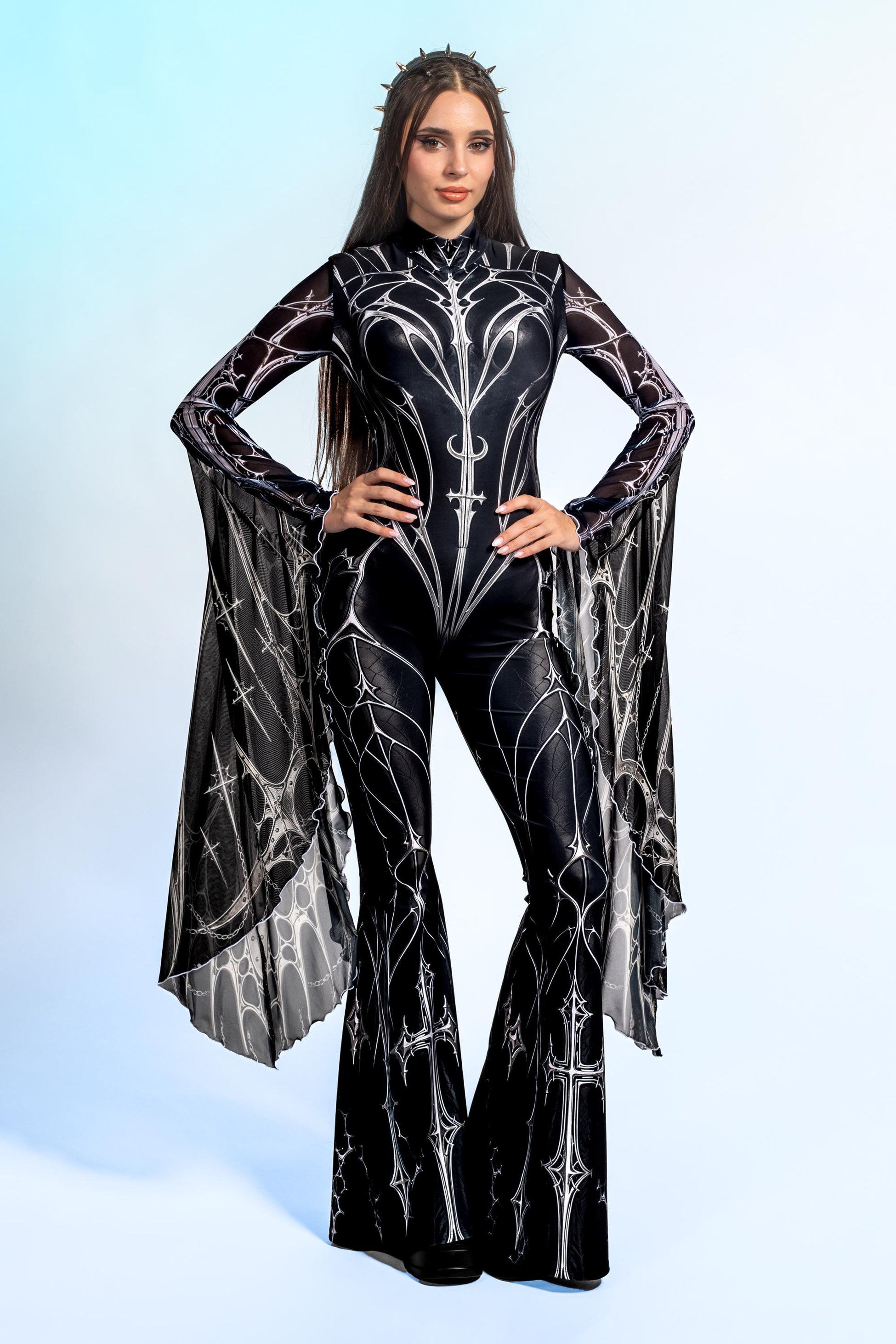 Dark Angel Fairy Open Back Costume 2