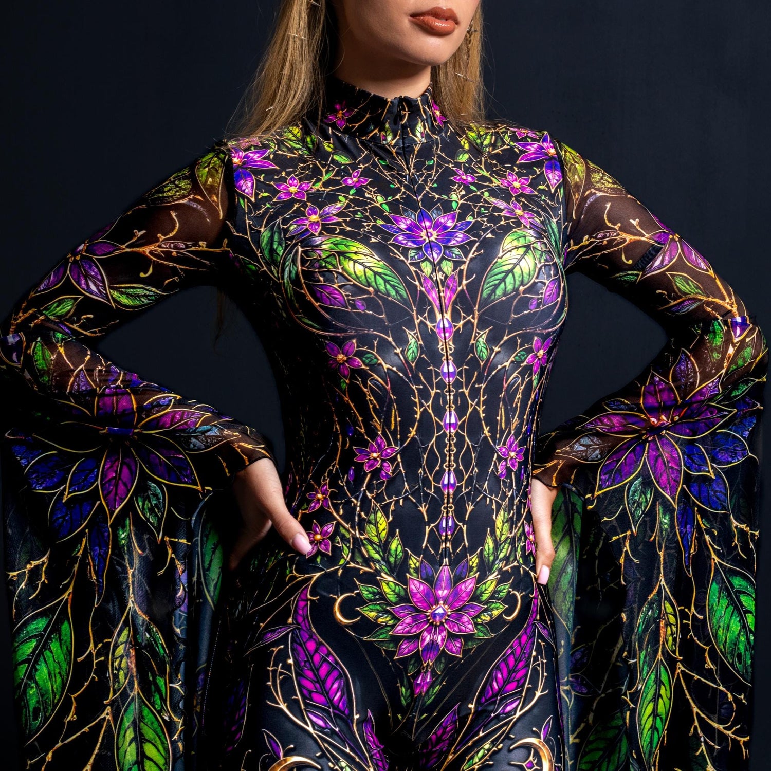 Nightshade Fairy Open Back Costume