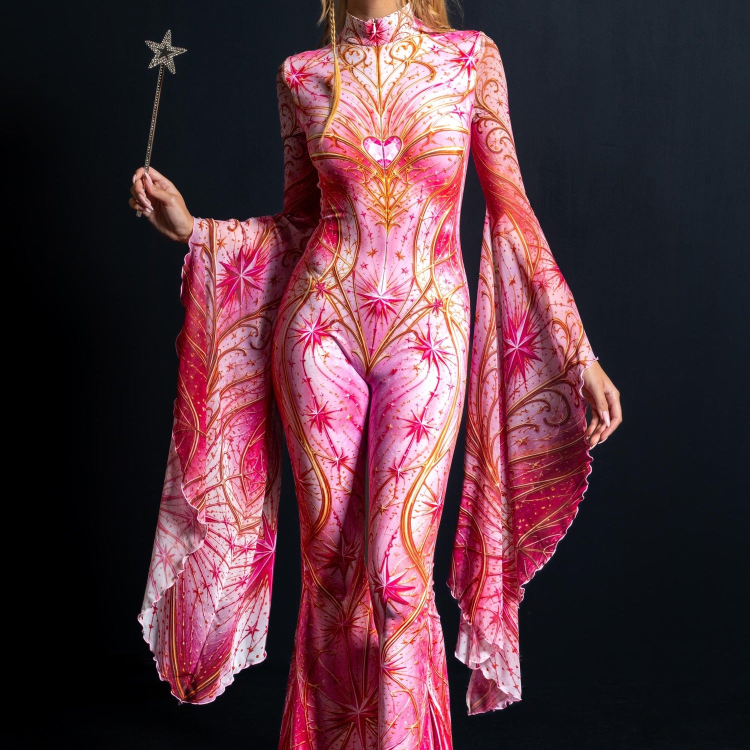 Fairytale Fairy Open Back Costume Pink