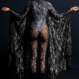 Raven Queen Winged Costume