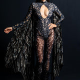 Raven Queen Winged Costume