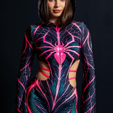 Sweet Venom Hooded Strap Costume