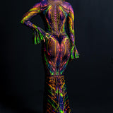 Serpent Queen Mesh Bandana Dress