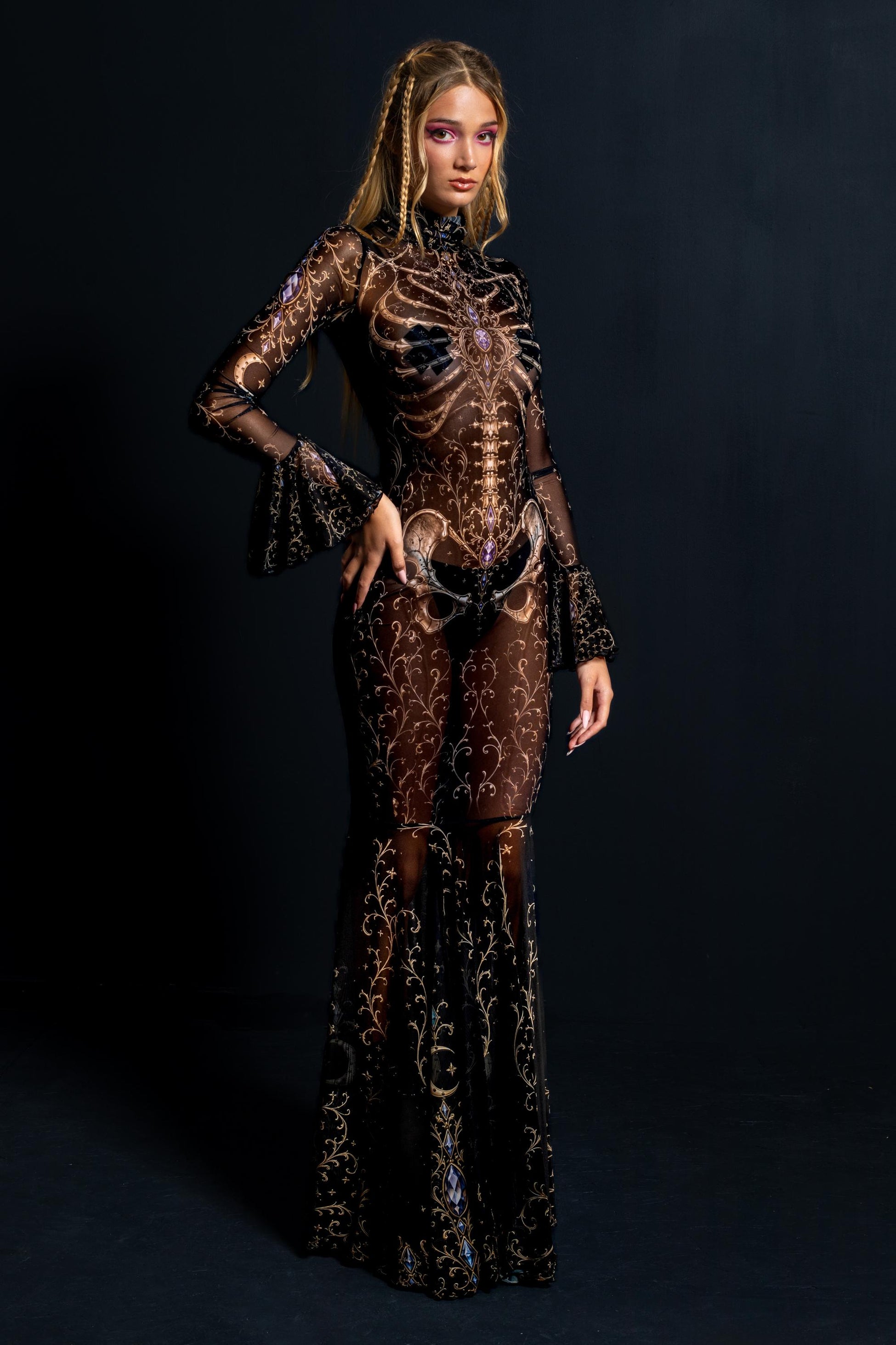 Secrets Within Mesh Bandana Dress 2