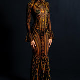 Eternal Reign Mesh Bandana Dress