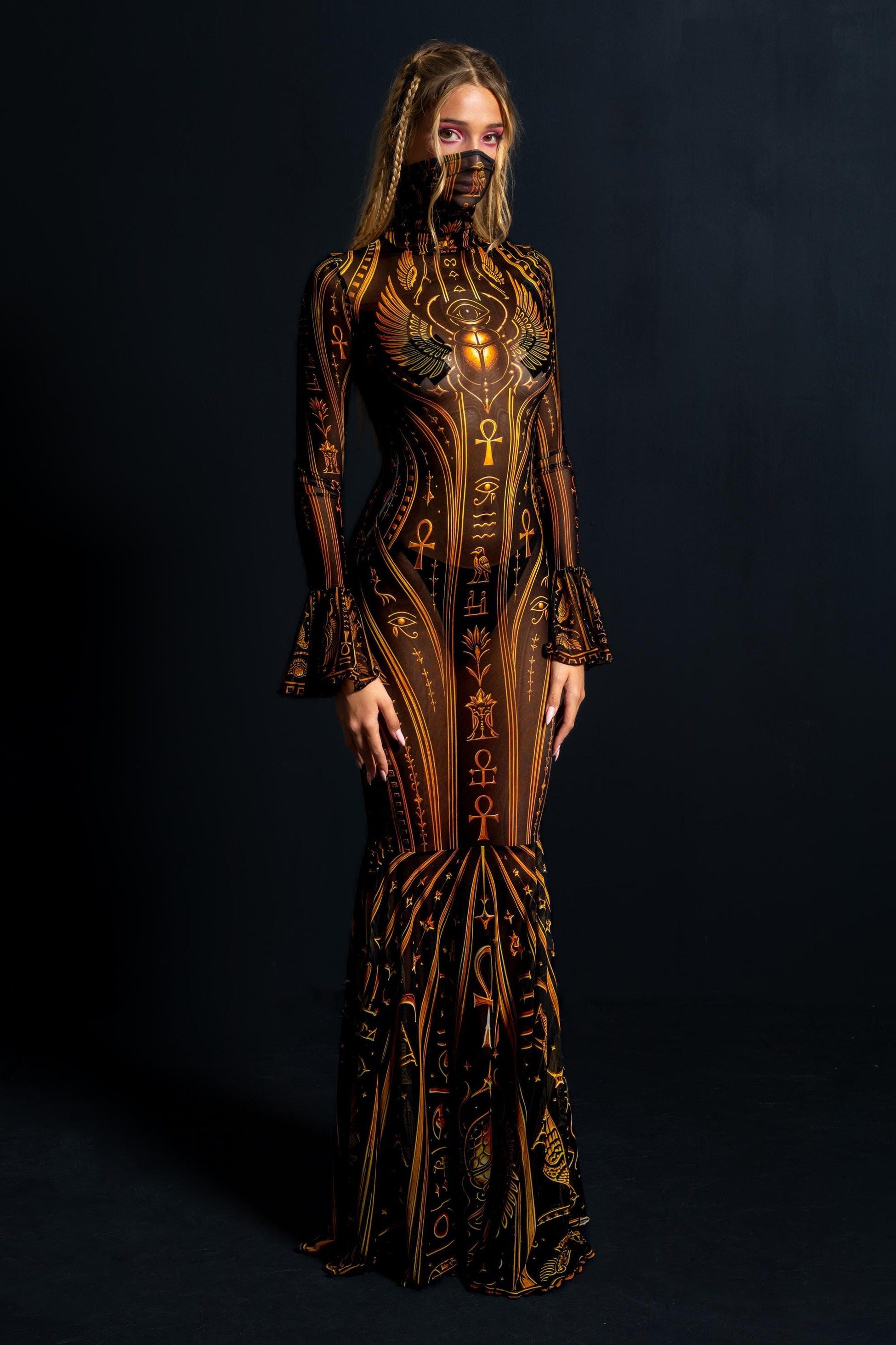 Eternal Reign Mesh Bandana Dress 2