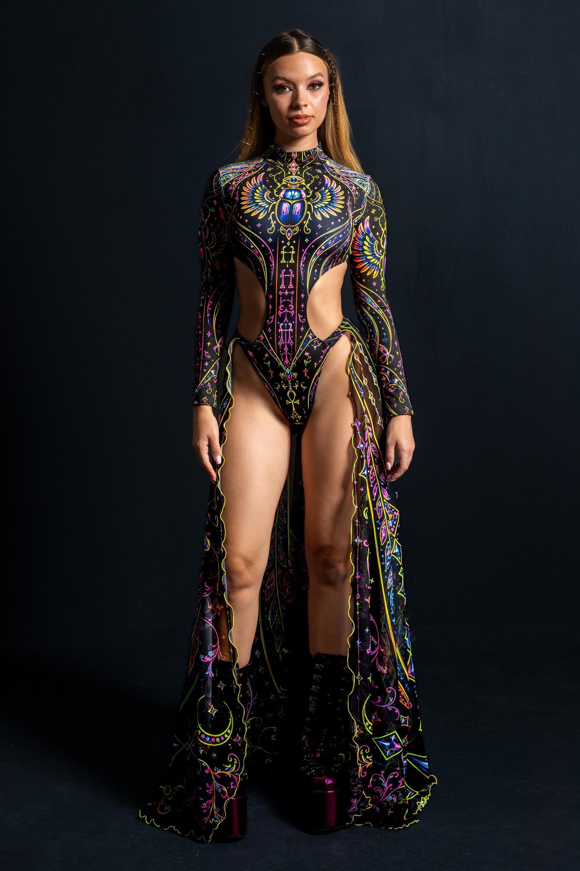 Keeper of Secrets Veil Bodysuit 1