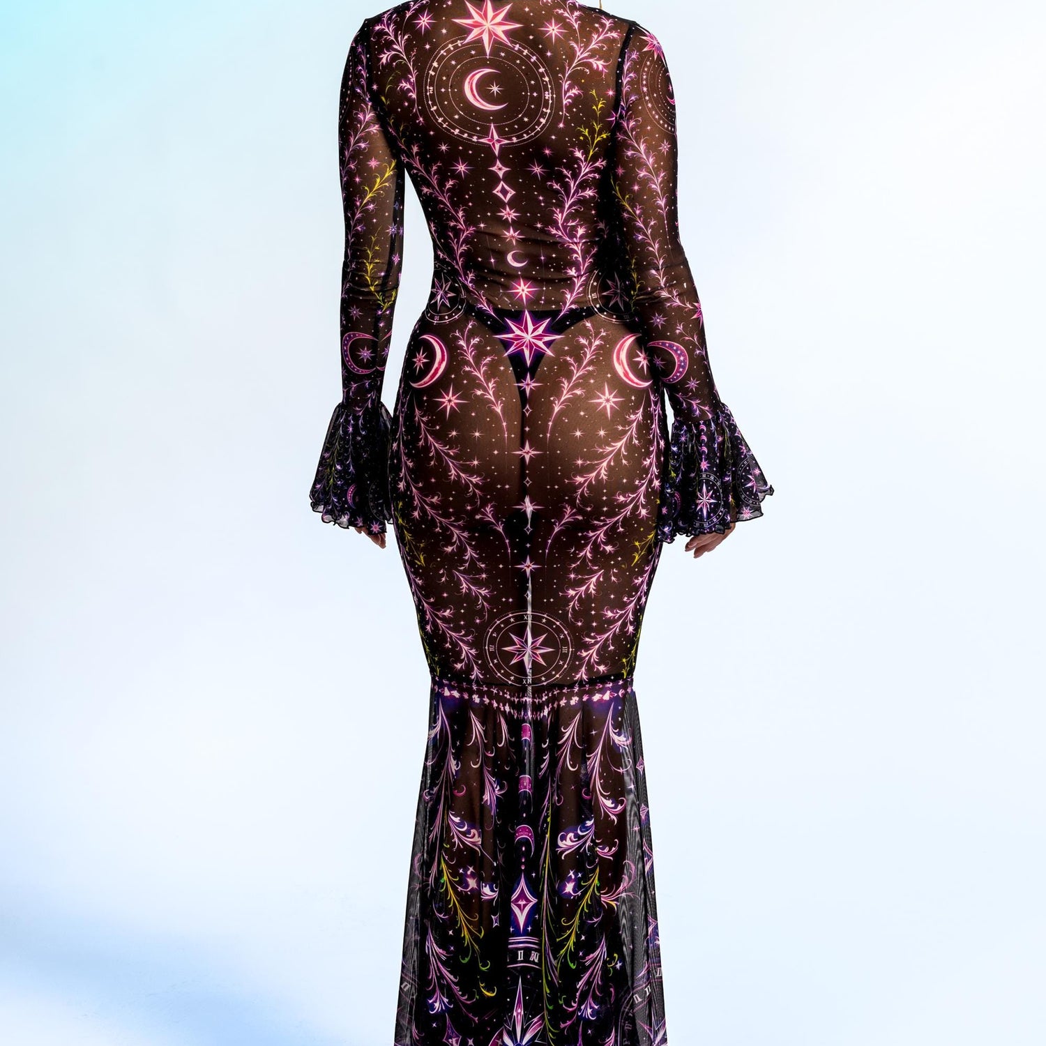 Midnight Spells Mesh Bandana Dress Cosplay