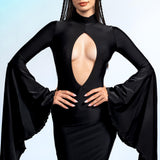 Fatal Desire Keyhole Gown Dress