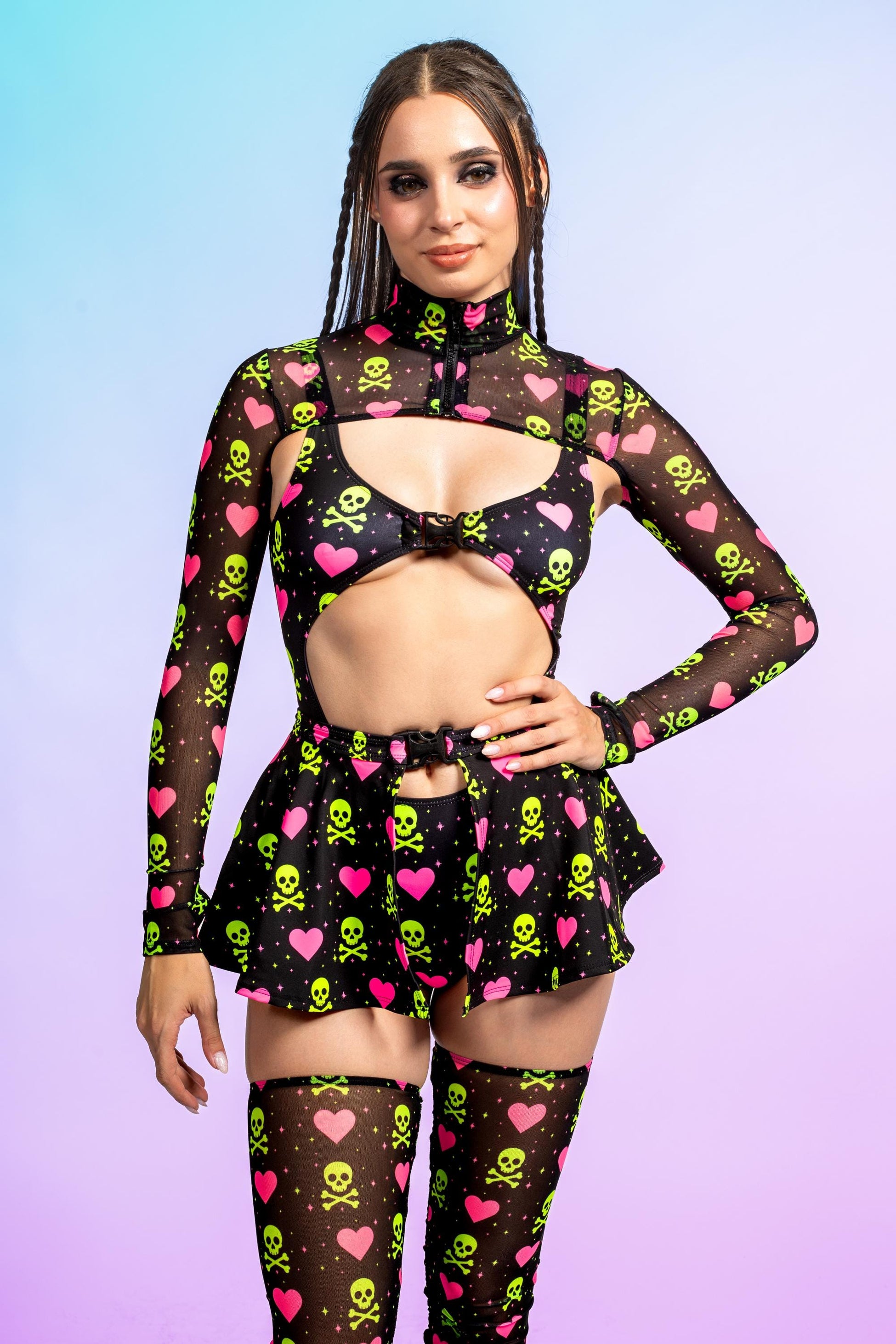 Fatal Crush Buckle Bodysuit 2