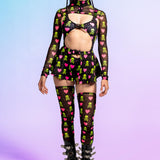 Fatal Crush Micro Buckle Skirt
