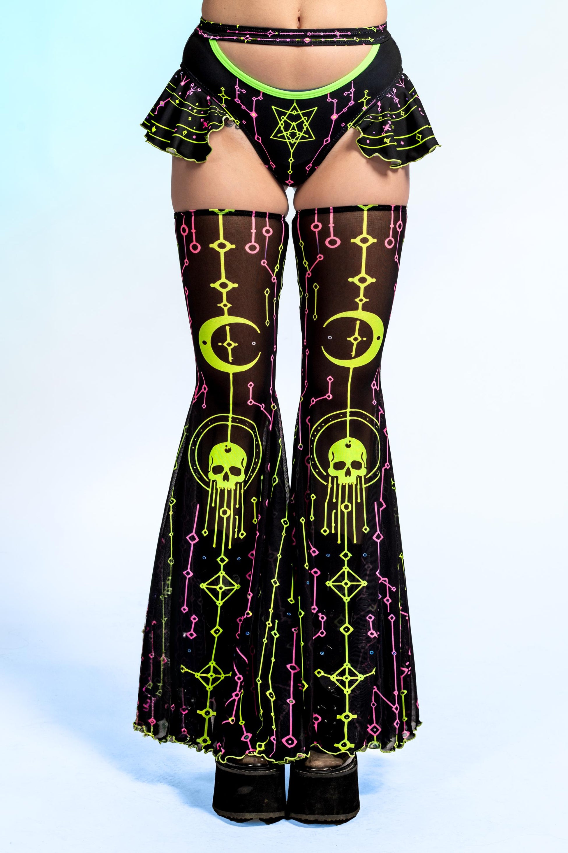 Cyber Witch Butterfly Shorts 1