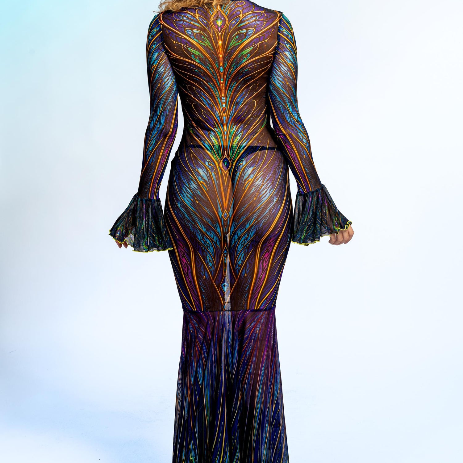 Midnight Muse Mesh Bandana Dress 3