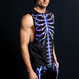 Groovy Skeleton Male Muscle Top