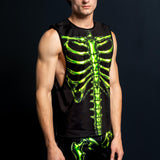 Toxic Skeleton Male Cuff Pants