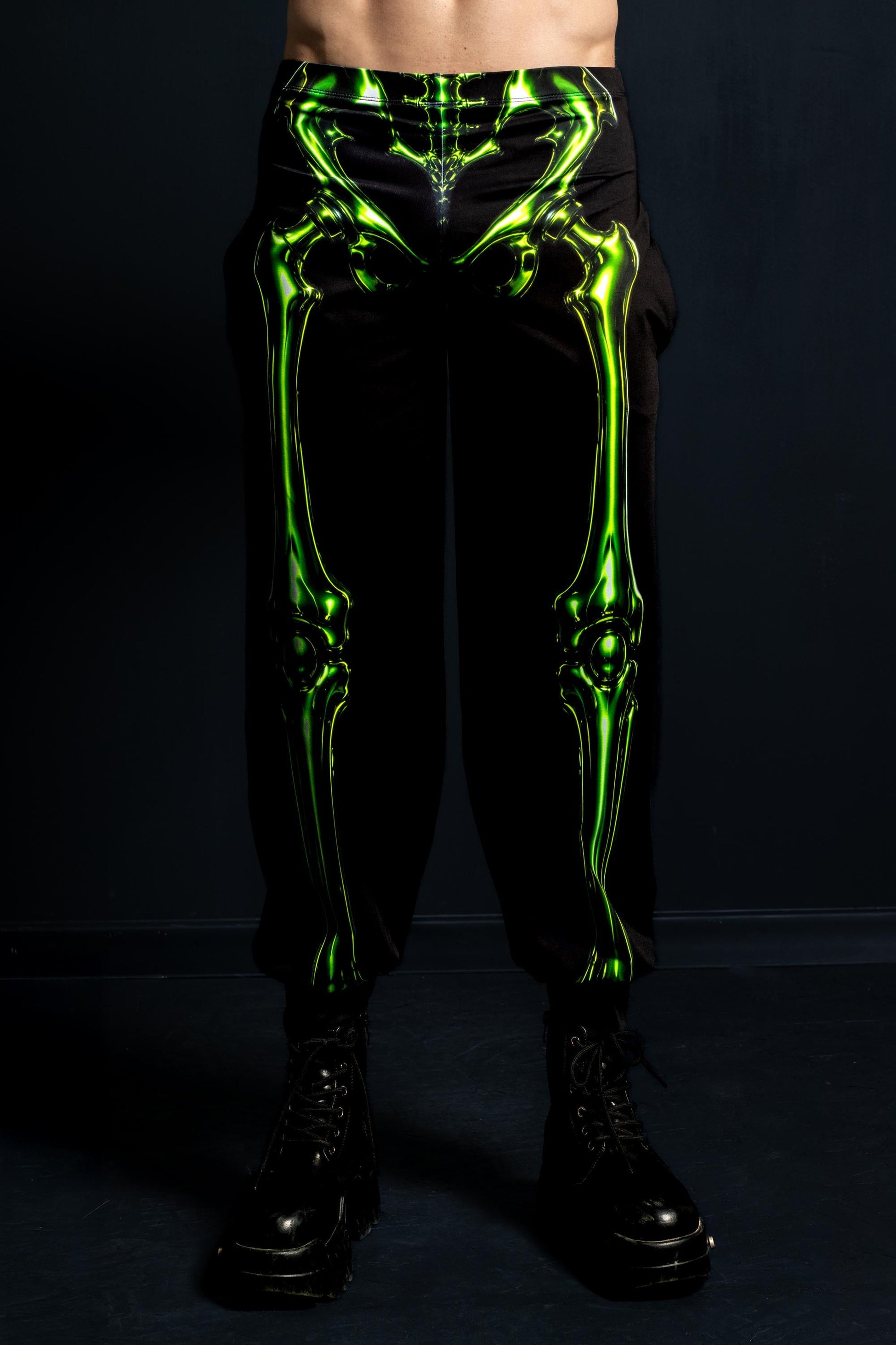 Toxic Skeleton Male Cuff Pants 1