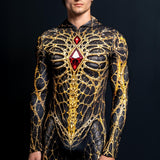 Cursed Male Hooded Costume