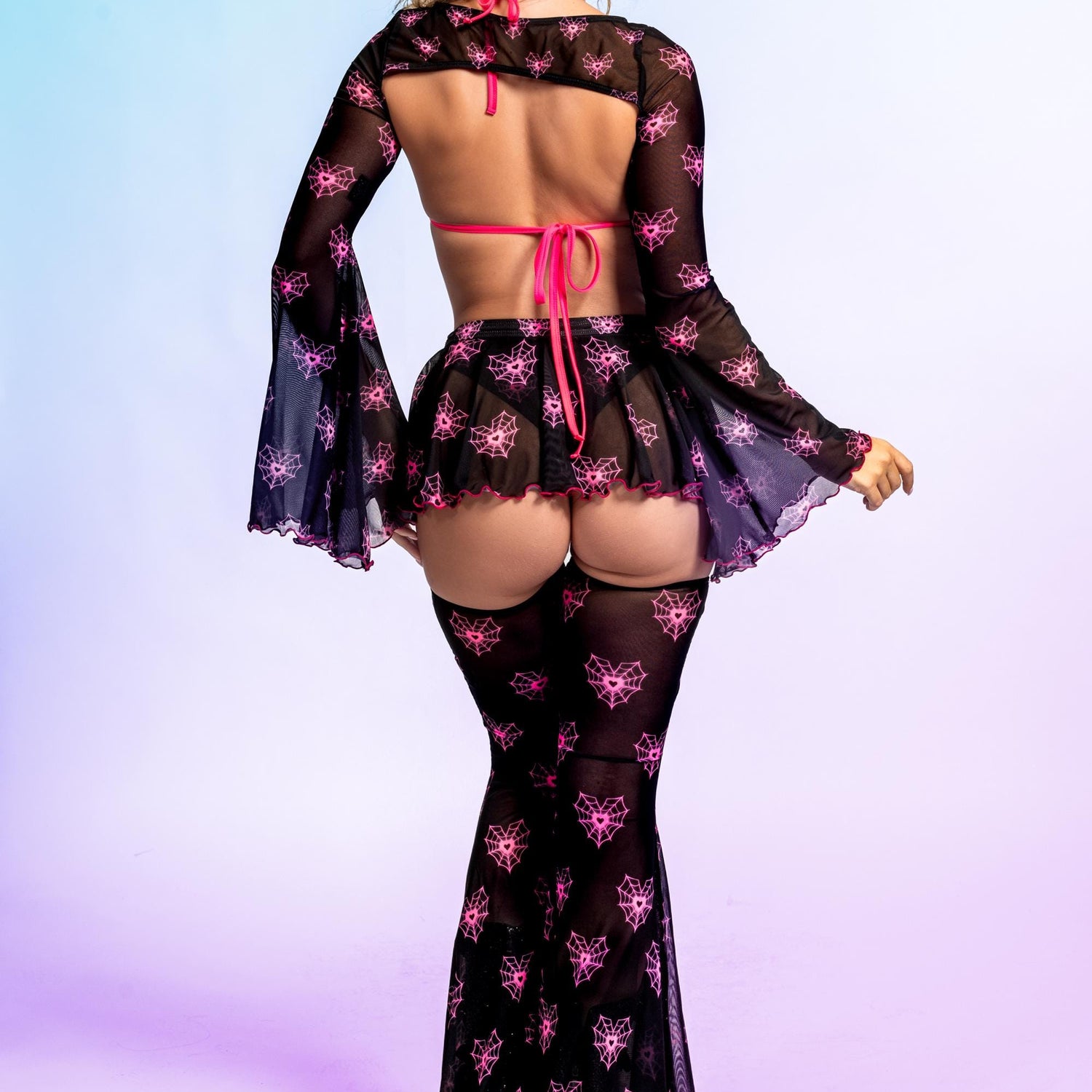 Cupid's Web Set Black, Pink