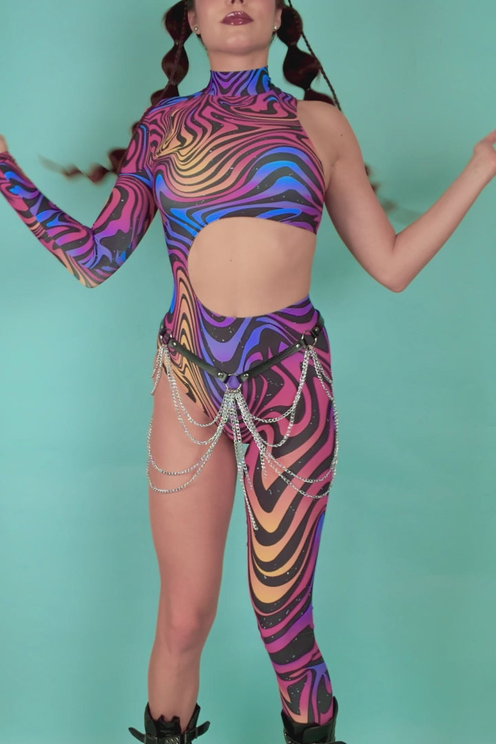 Women Pimp Asymmetrical Costume