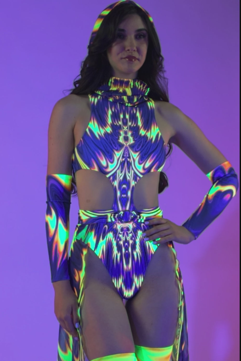 Thunder Breathing Open Front Skirt 12