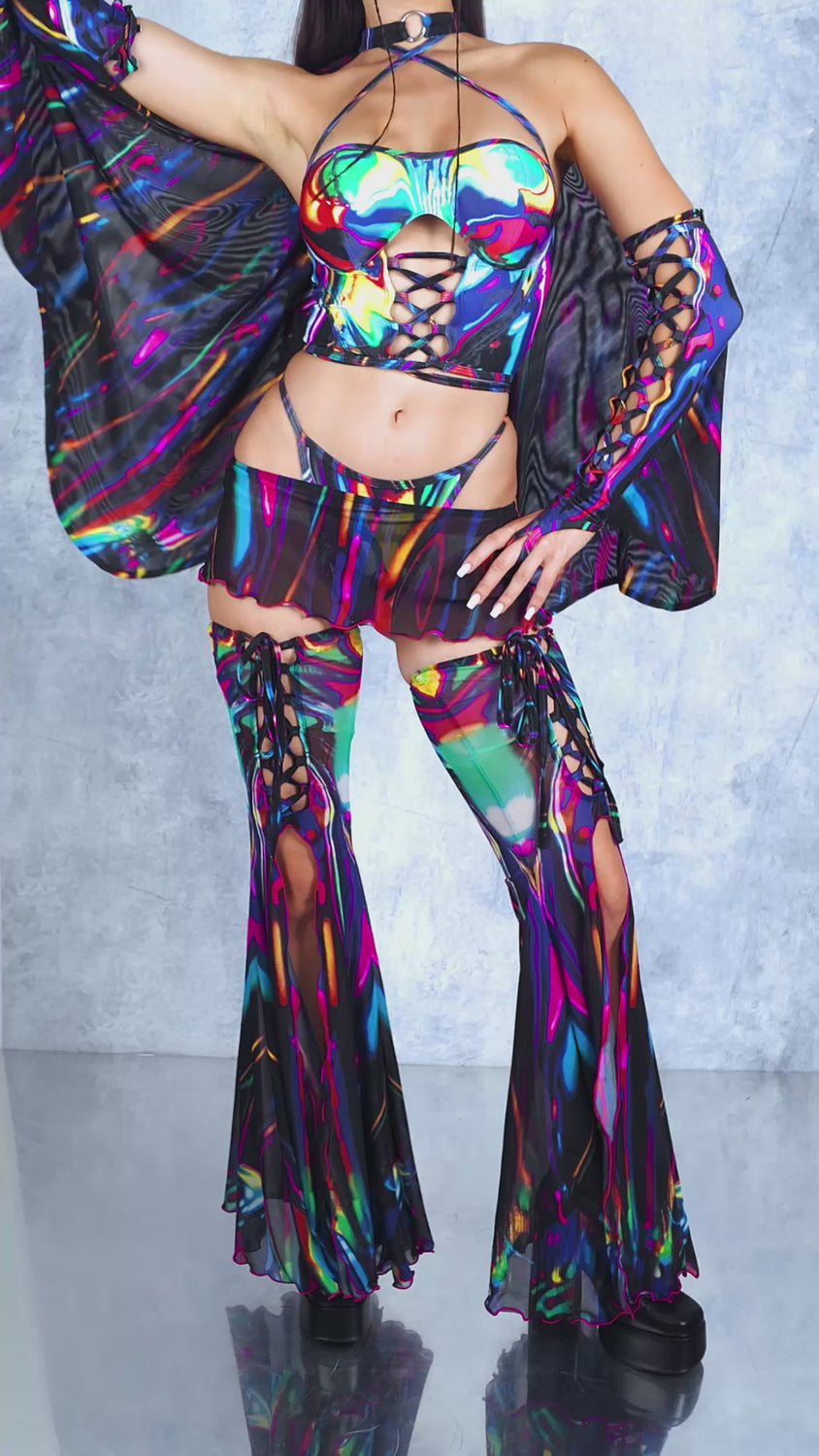 Chrome Delight Fairy Corset Winged Set 7