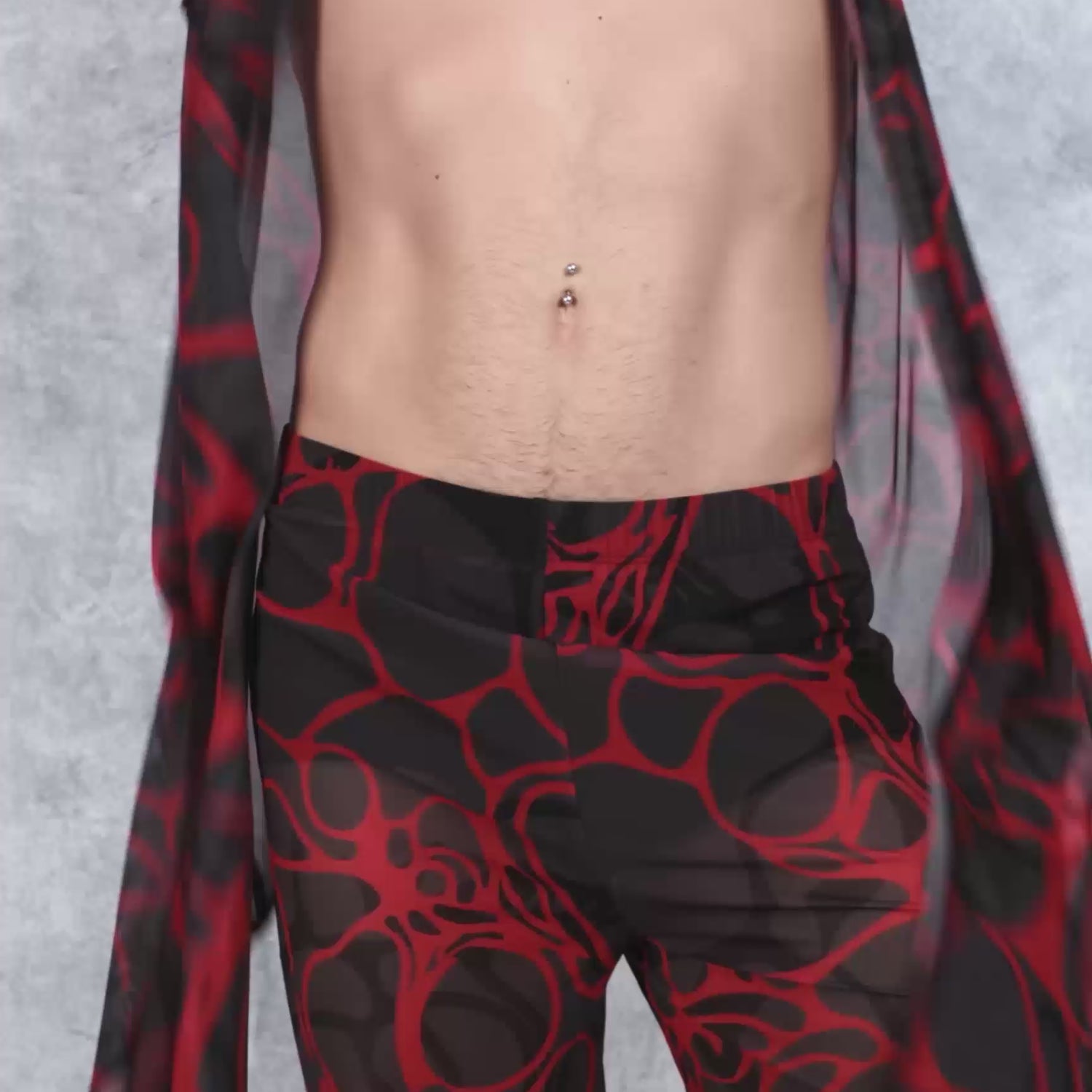 Men Nocturnal Beats Mesh Male Vest