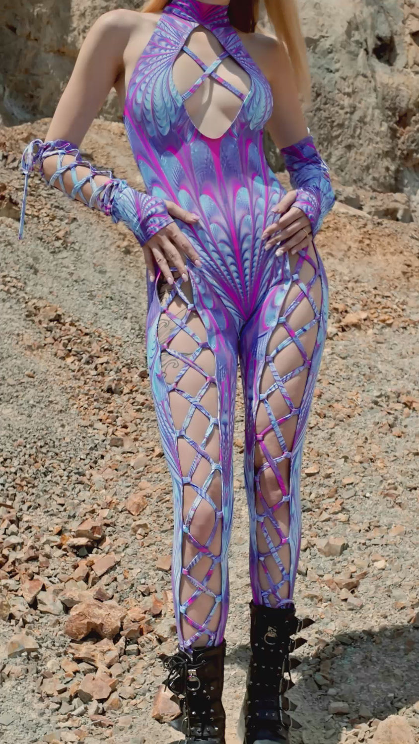 Desert Glow Criss-Cross Jumpsuit Set 6