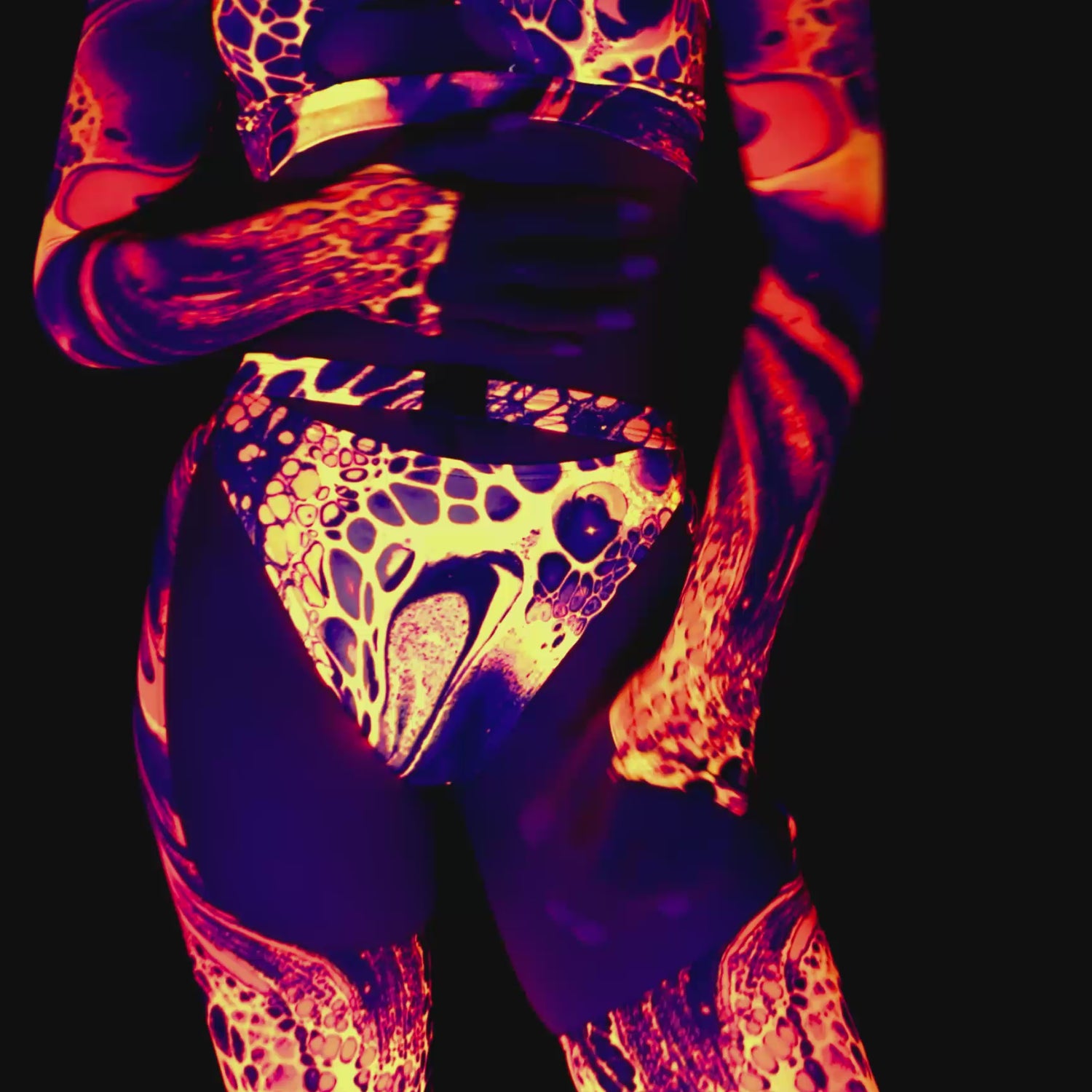 Melting Symphony Buckle Mesh Chaps 6