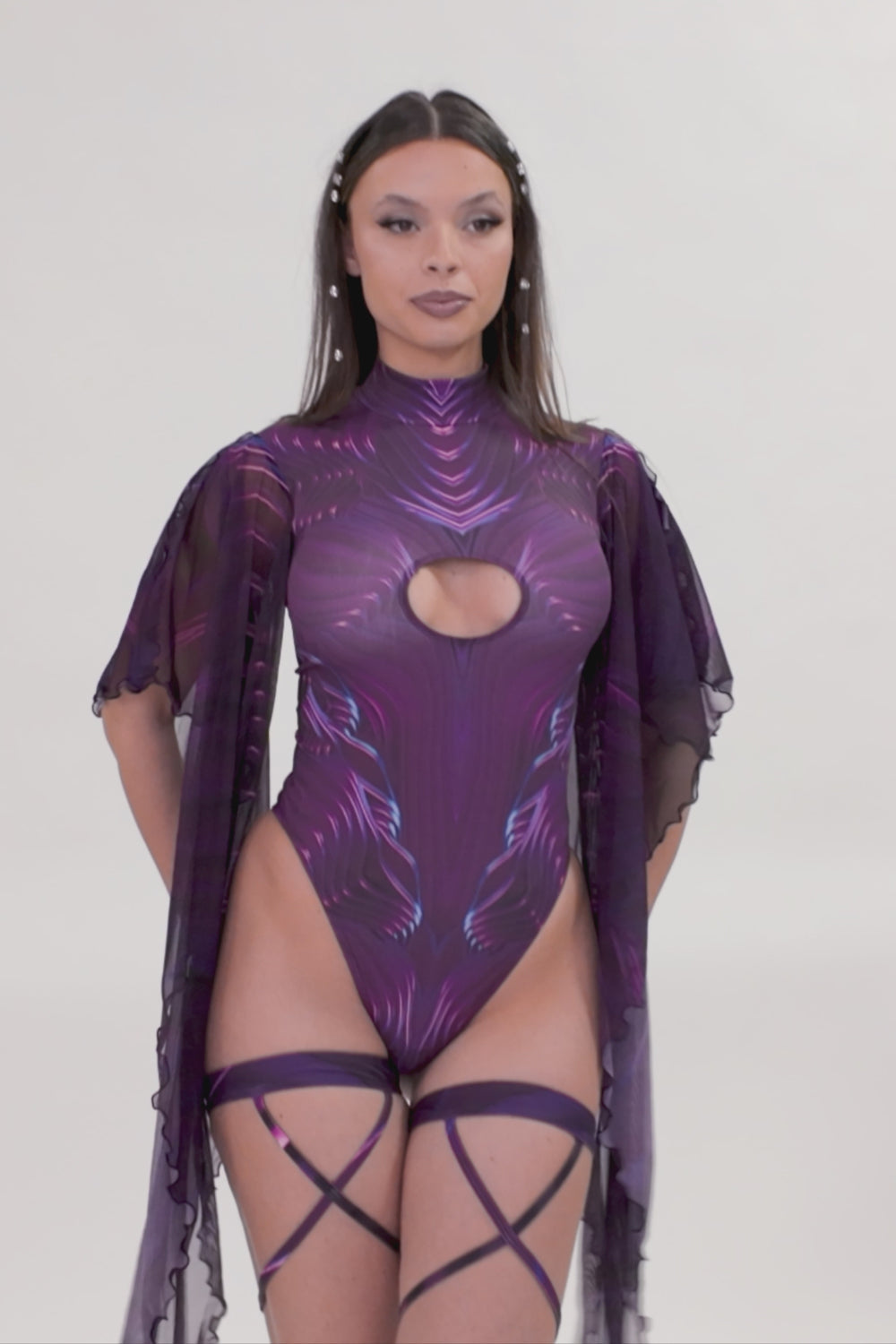 Women Candy Armor Angel Bodysuit