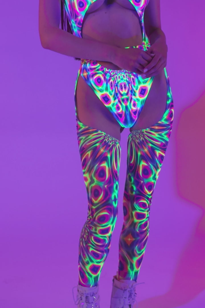 Prismatic Pulse Buckle Bodysuit 9