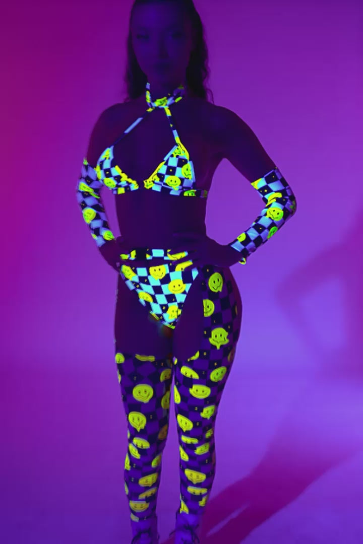 Chess Smiles Duster Bikini 9