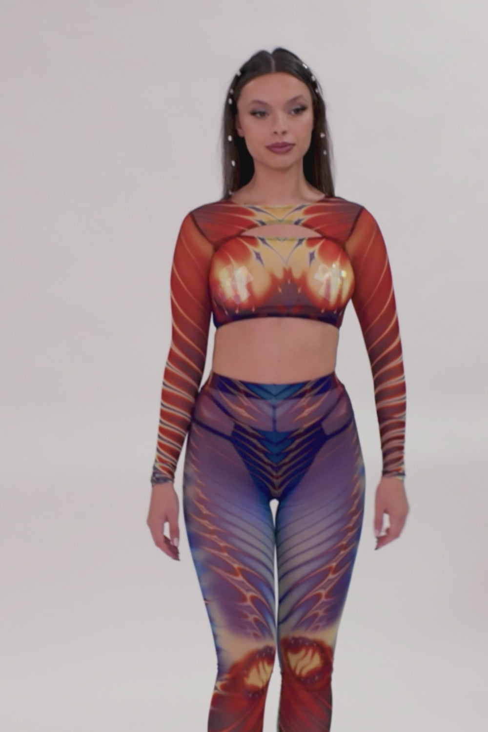 Ignition Mesh Cutout Rave Top 6