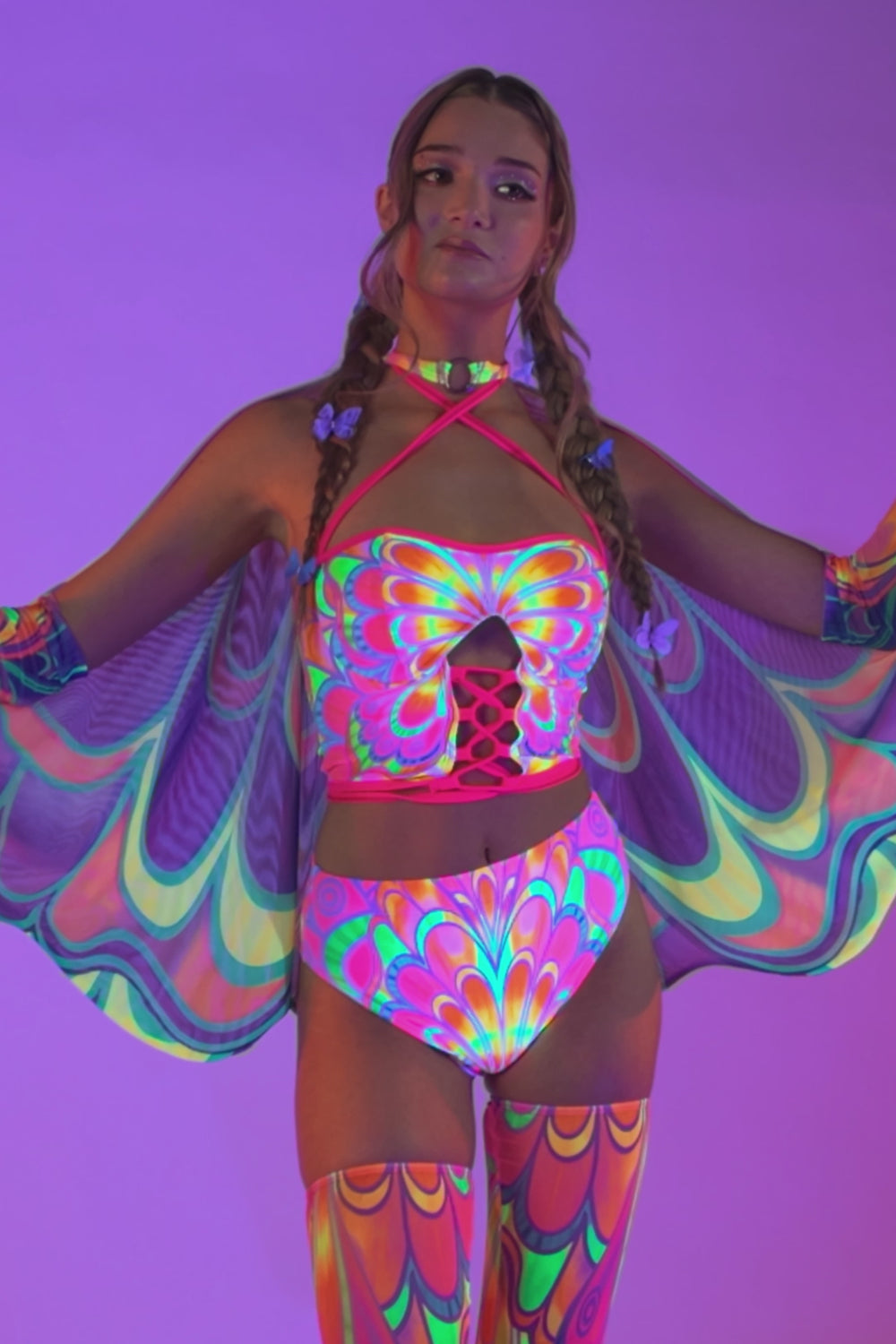 Flutterbell Mesh Wings 11