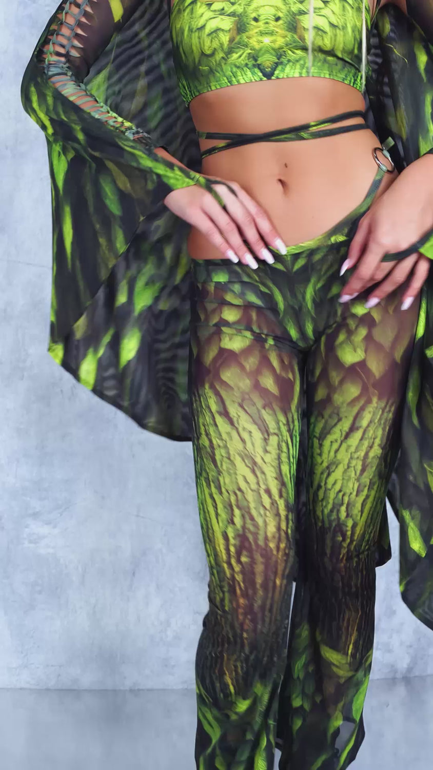 Sound of Wilderness Fairy Slit Weave Winged Set 6