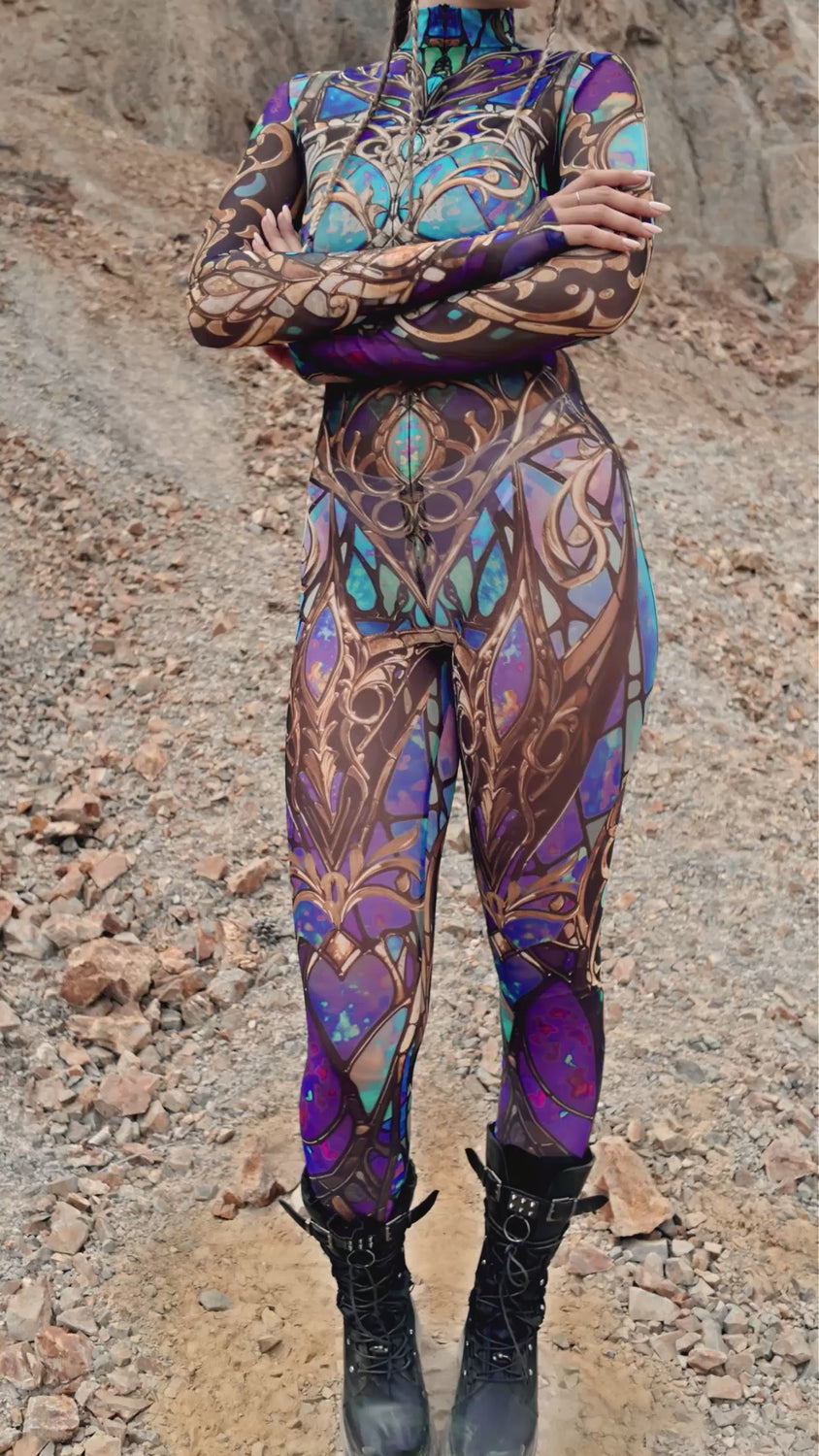 Women Heartstone Mesh Costume